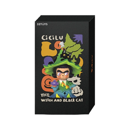 CICILU - THE WITCH AND BLACK CAT FIGURE - Mô hình nghệ thuật chính hãng - 52TOYS