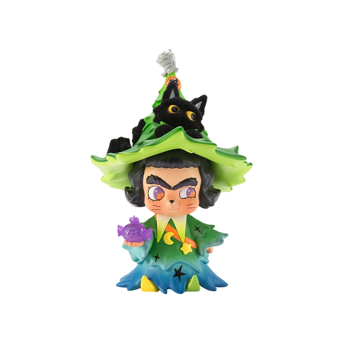 CICILU - THE WITCH AND BLACK CAT FIGURE - Mô hình nghệ thuật chính hãng - 52TOYS