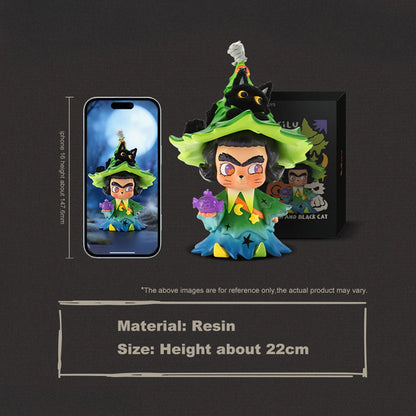 CICILU - THE WITCH AND BLACK CAT FIGURE - Mô hình nghệ thuật chính hãng - 52TOYS
