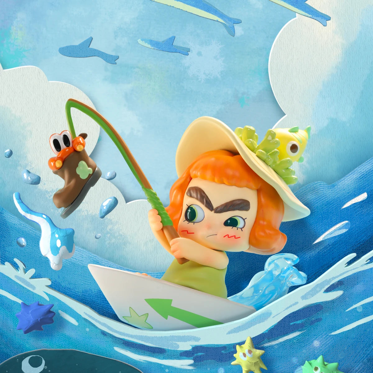 CICILU OCEAN MESSENGER - Mô hình Blind Box Plush Art Toy - 52TOYS