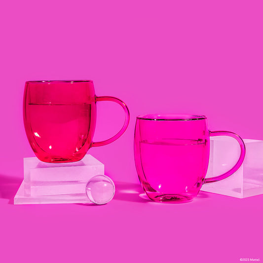 Barbie™ X Dragon Glassware® Coffee Mugs - Bộ 2 Ly Thủy Tinh 2 Lớp Cách Nhiệt - Dragon Glassware
