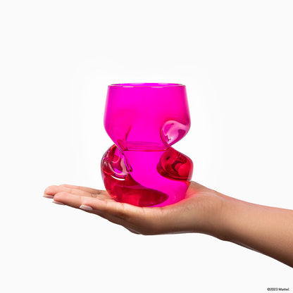 Barbie™ X Dragon Glassware® Stemless Wine Glasses | Bộ 2 Ly Rượu Vang Pha Lê Cao Cấp | Dragon Glassware