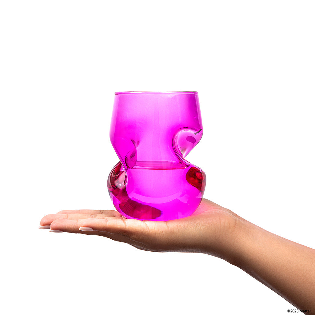 Barbie™ X Dragon Glassware® Stemless Wine Glasses | Bộ 2 Ly Rượu Vang Pha Lê Cao Cấp | Dragon Glassware