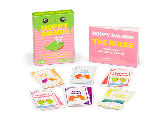 Hoppy Salmon - Trò chơi thẻ bài hành động nhanh - Exploding Kittens