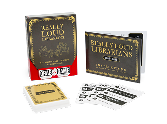 Really Loud Librarians: Grab & Game Edition - Trò chơi đố chữ du lịch - Exploding Kittens