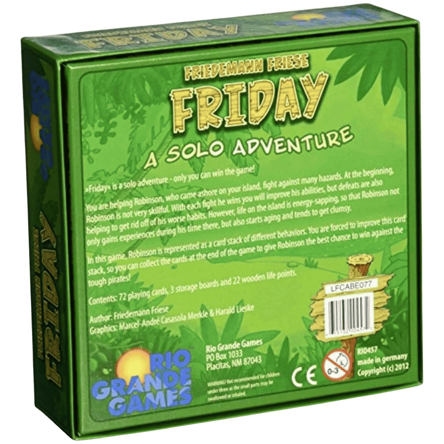 Friday - Board Game Thẻ Bài Phiêu Lưu Solo - Rio Grande Games - Góc nhìn khác 3