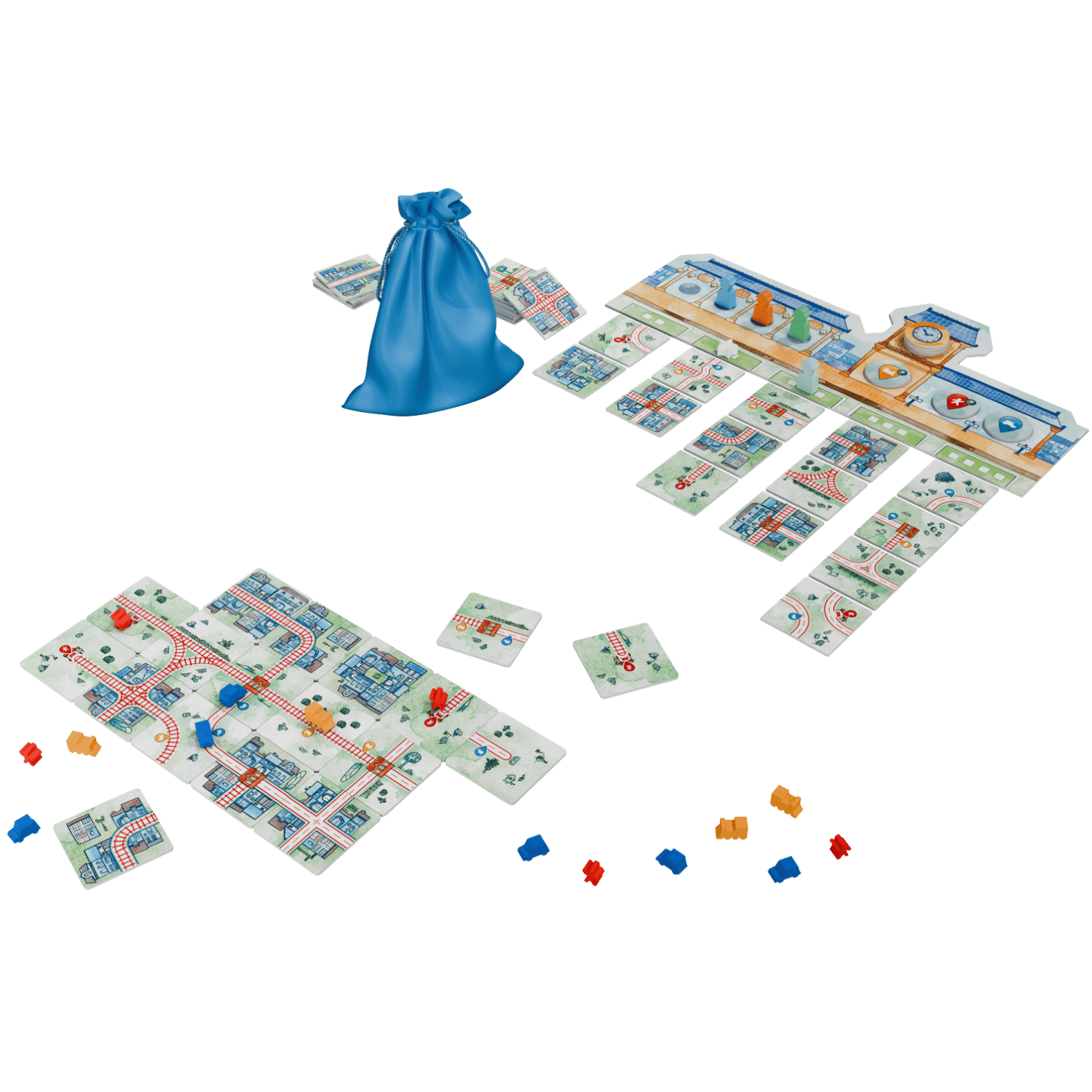 Railroad Tiles - Board Game Đặt Gạch Chiến Thuật - Horrible Guild - Góc nhìn khác 3