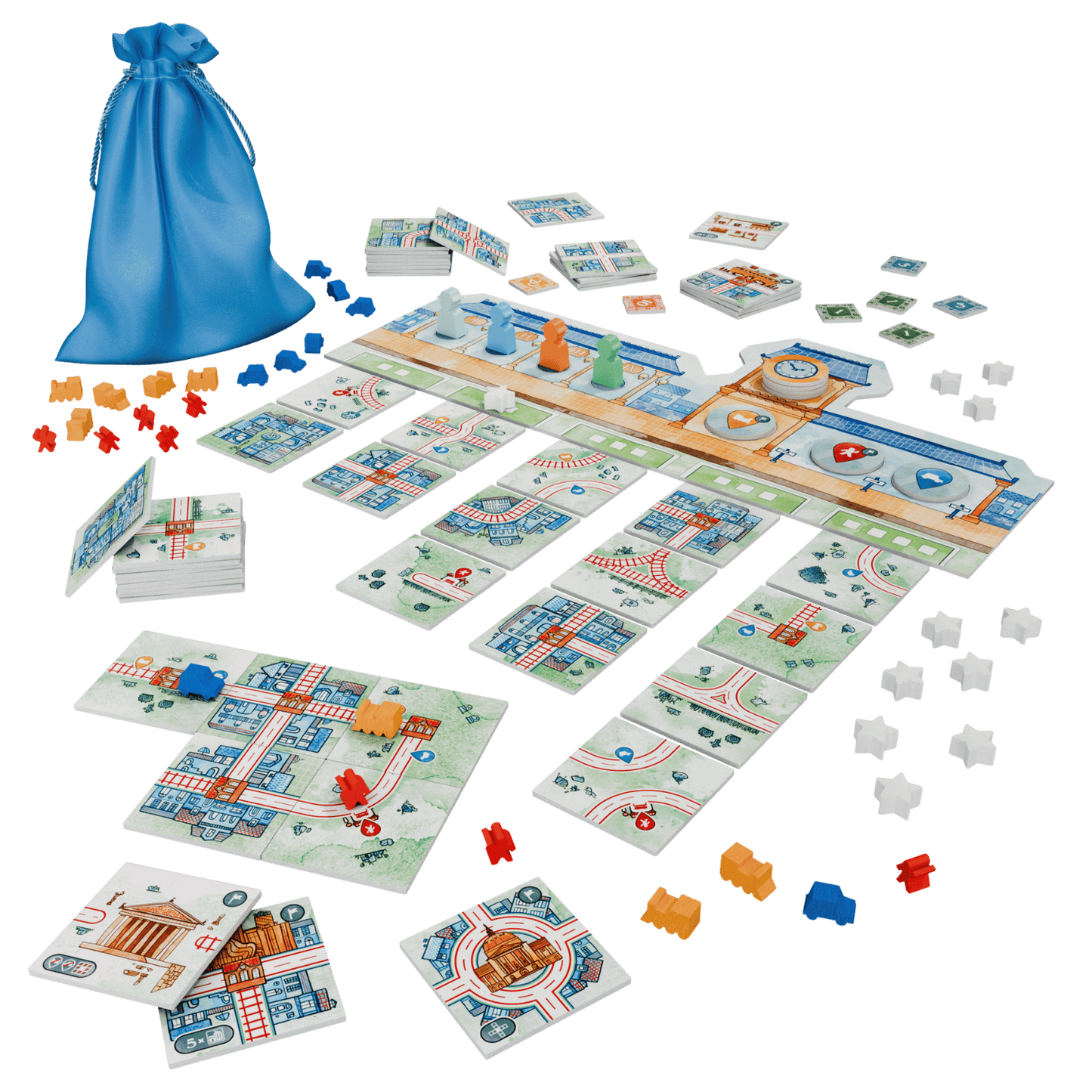 Railroad Tiles - Board Game Đặt Gạch Chiến Thuật - Horrible Guild - Hình ảnh chi tiết 2