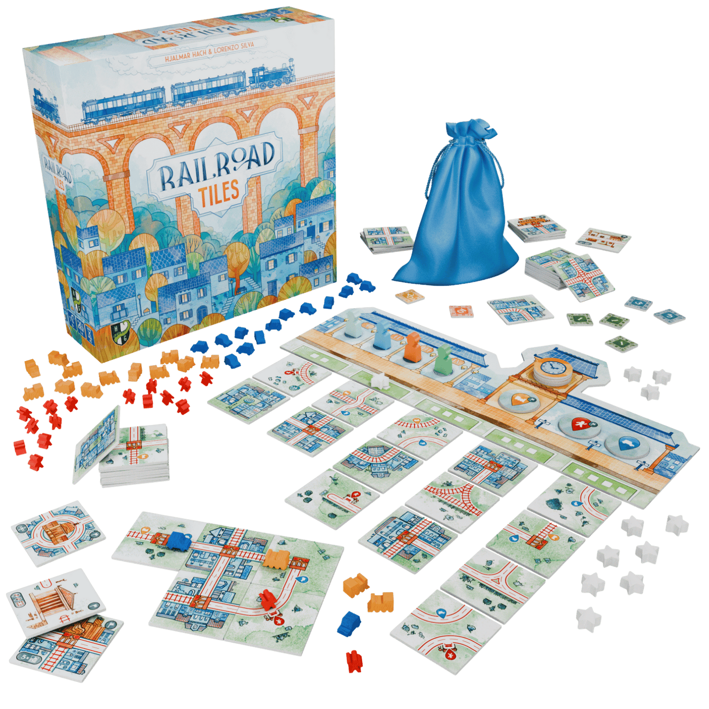 Railroad Tiles - Board Game Đặt Gạch Chiến Thuật - Horrible Guild - Hình ảnh bổ sung 6