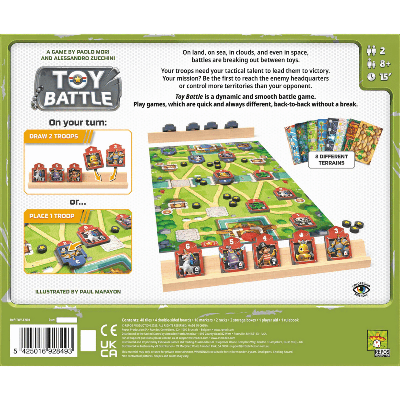 Toy Battle - Board Game Chiến Thuật 2 Người - Repos Production - Hình ảnh chi tiết 2