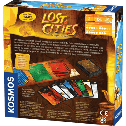 Lost Cities: The Card Game w/ 6th Expedition - Board Game Thẻ Bài Chiến Thuật - Thames & Kosmos - Góc nhìn khác 3