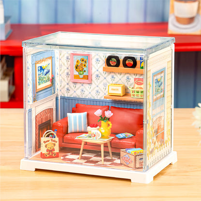 Rolife Country Blue Lounge Mini Super Creator DIY Miniature House DWS05B - Mô hình nhà gỗ DIY tí hon - Rolife