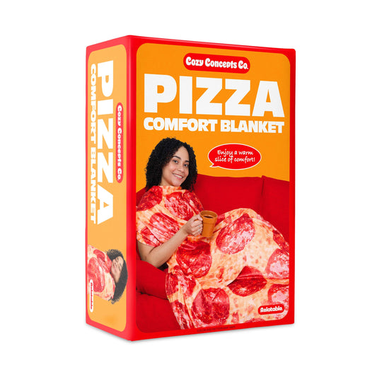 Pizza Comfort Blanket - Chăn Nỉ Hình Bánh Pizza Khổng Lồ - Relatable x Cozy Concepts Co. - Hình ảnh sản phẩm