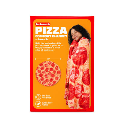 Pizza Comfort Blanket - Chăn Nỉ Hình Bánh Pizza Khổng Lồ - Relatable x Cozy Concepts Co. - Hình ảnh bổ sung 5