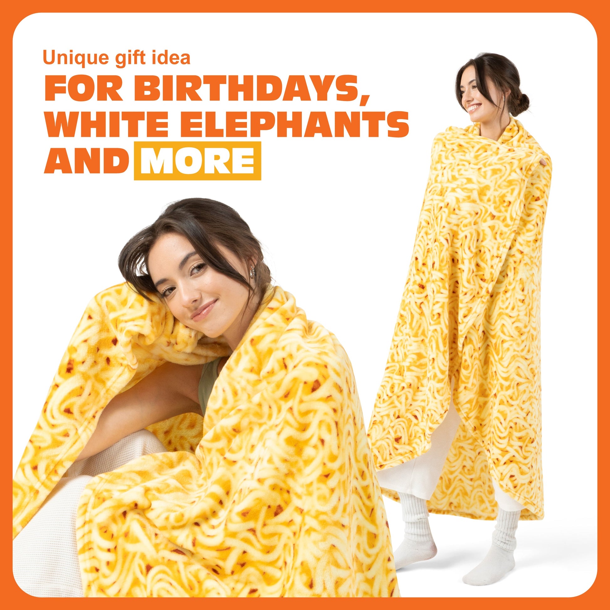 Ramen Comfort Blanket - Chăn Mền Hình Tô Mì Ramen Độc Đáo - Cozy Concepts Co. - Hình ảnh bổ sung 5