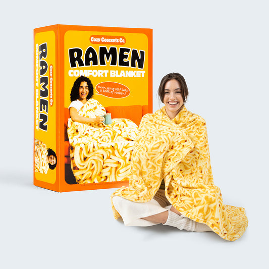 Ramen Comfort Blanket - Chăn Mền Hình Tô Mì Ramen Độc Đáo - Cozy Concepts Co. - Hình ảnh sản phẩm