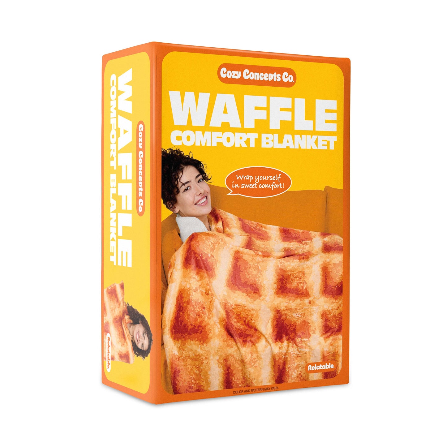 Waffle Throw Blanket - Chăn Ném Hình Bánh Waffle 65 Inch - Relatable - Hình ảnh sản phẩm