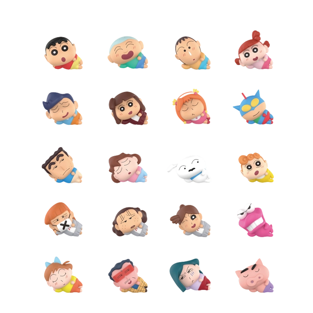 CRAYON SHIN-CHAN MINIME SERIES-LAZY CHILL - Mô hình Blind Box Mini - 52TOYS