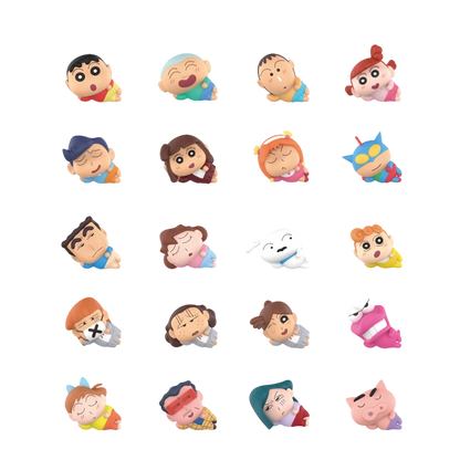 CRAYON SHIN-CHAN MINIME SERIES-LAZY CHILL - Mô hình Blind Box Mini - 52TOYS