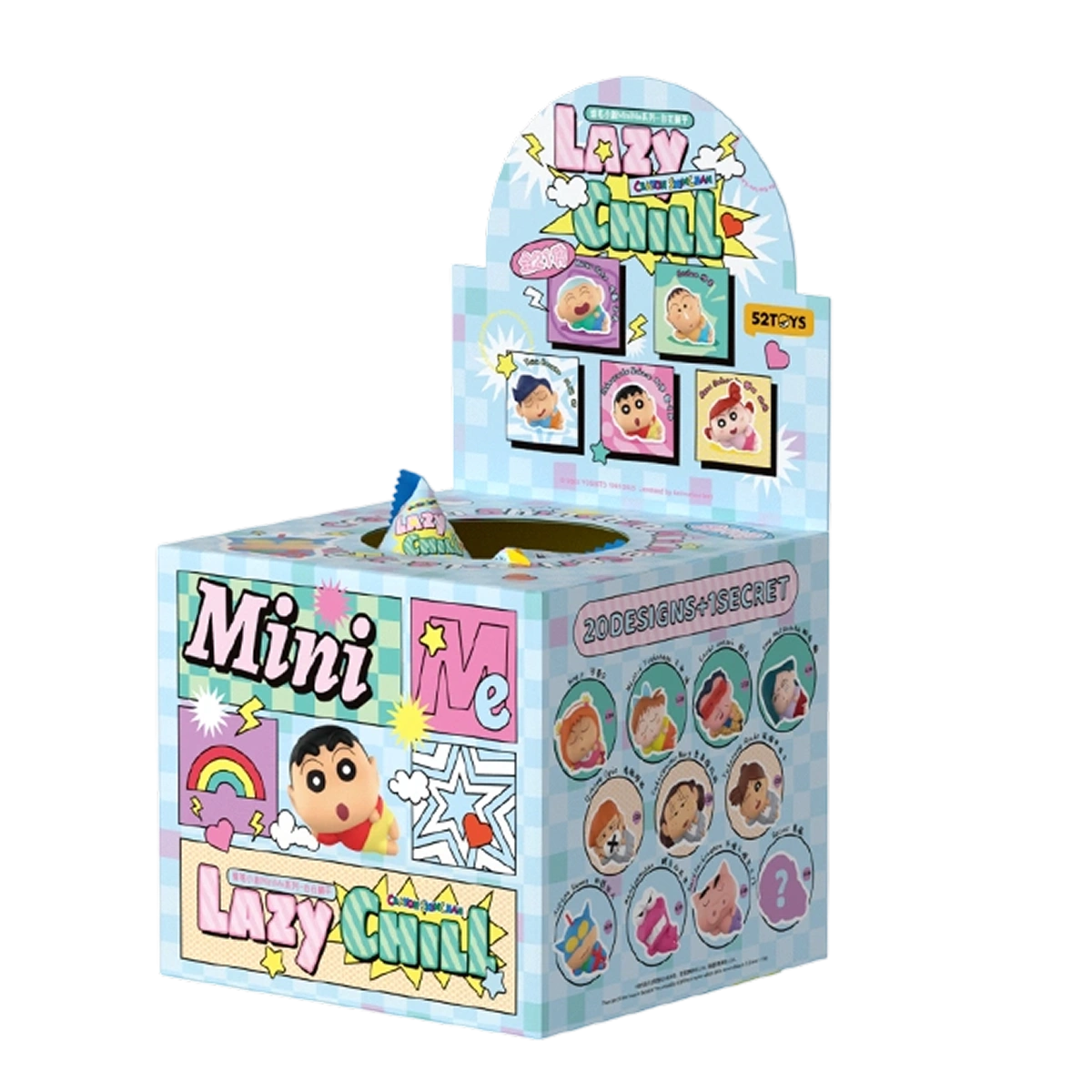 CRAYON SHIN-CHAN MINIME SERIES-LAZY CHILL - Mô hình Blind Box Mini - 52TOYS