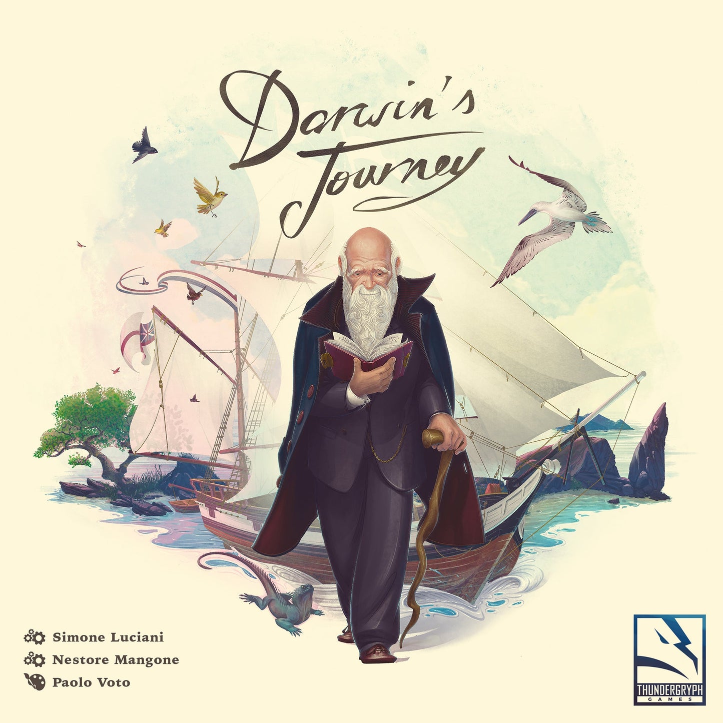 Darwin's Journey Board Game - Trò chơi chiến thuật Eurogame thám hiểm - Asmodee - Hình ảnh chi tiết 2