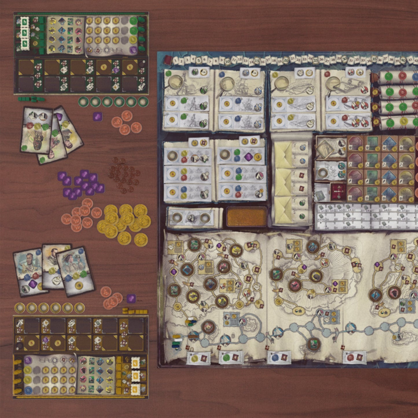 Darwin's Journey Board Game - Trò chơi chiến thuật Eurogame thám hiểm - Asmodee - Góc nhìn khác 3