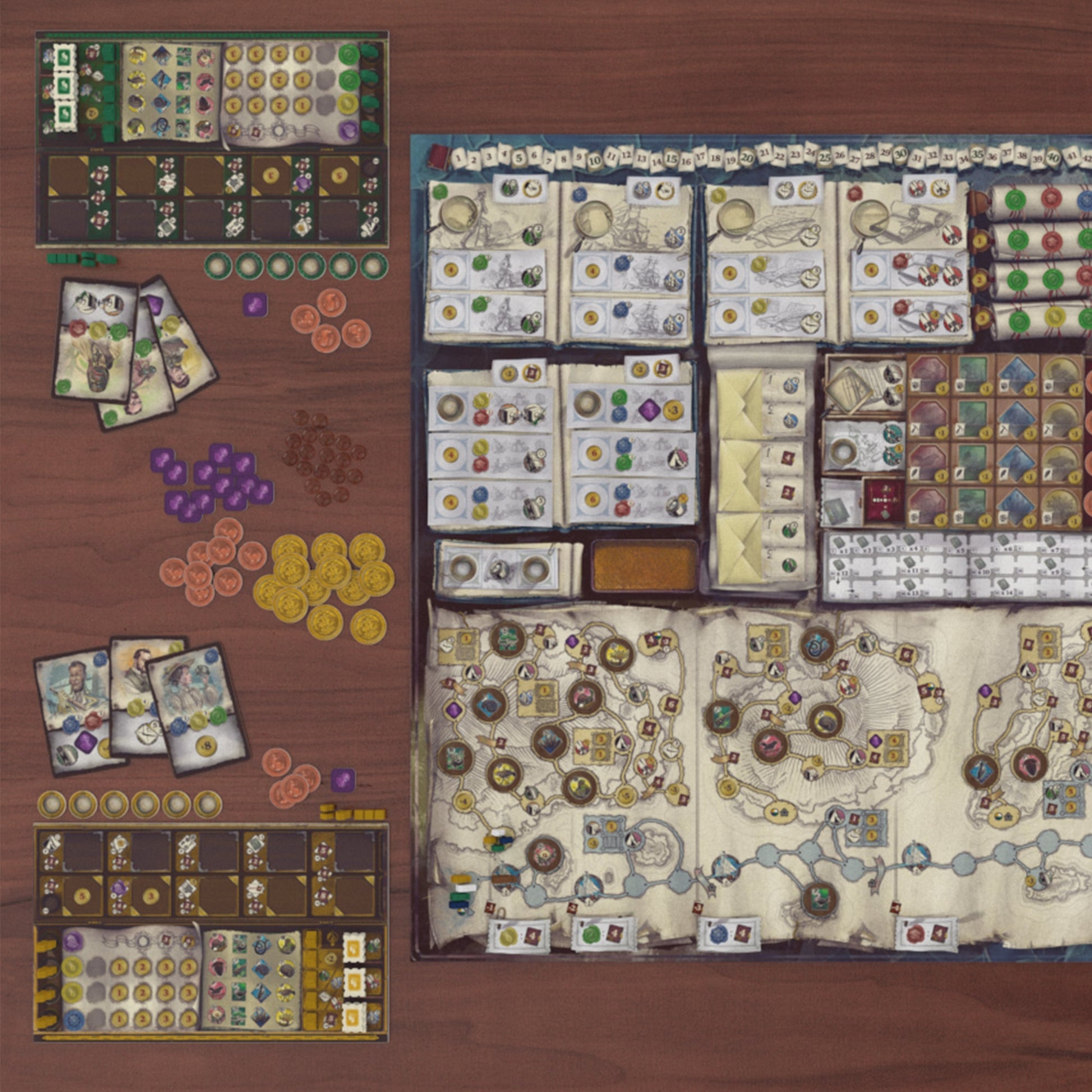 Darwin's Journey Board Game - Trò chơi chiến thuật Eurogame thám hiểm - Asmodee - Góc nhìn khác 3