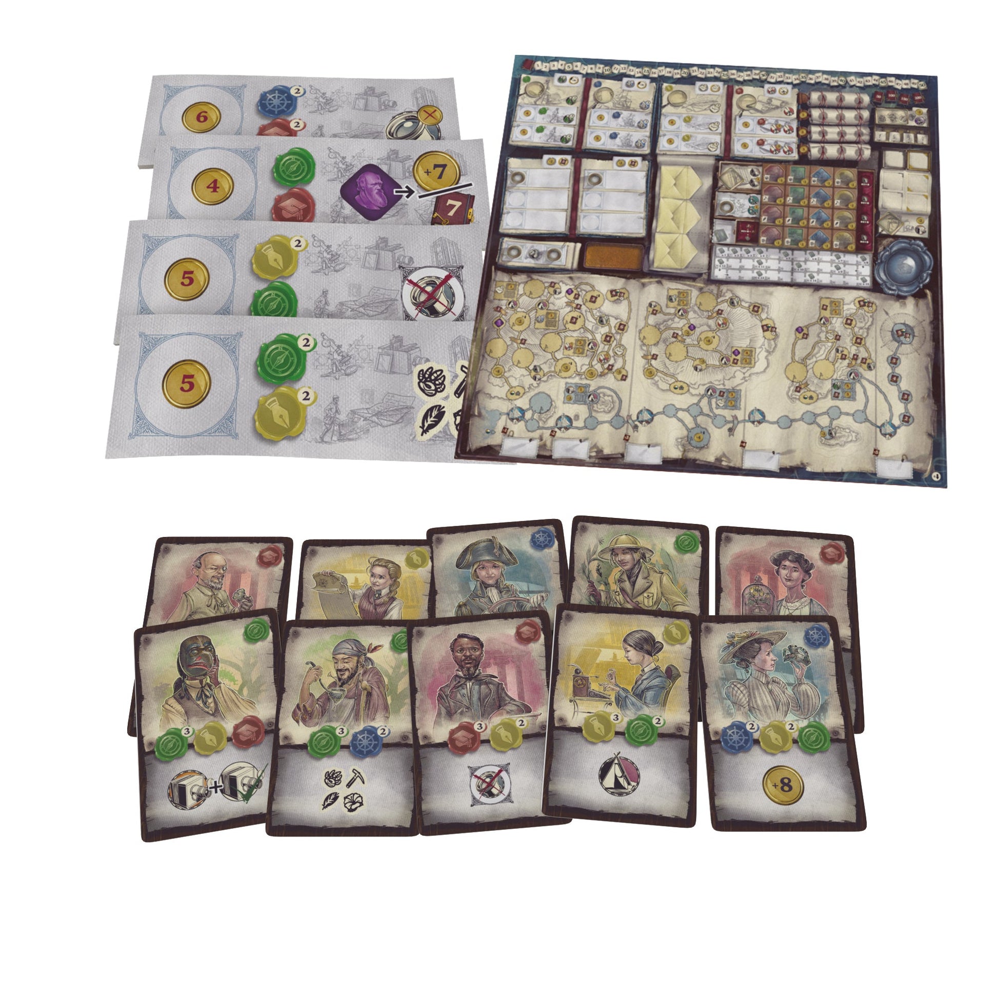 Darwin's Journey Board Game - Trò chơi chiến thuật Eurogame thám hiểm - Asmodee - Hình ảnh bổ sung 6