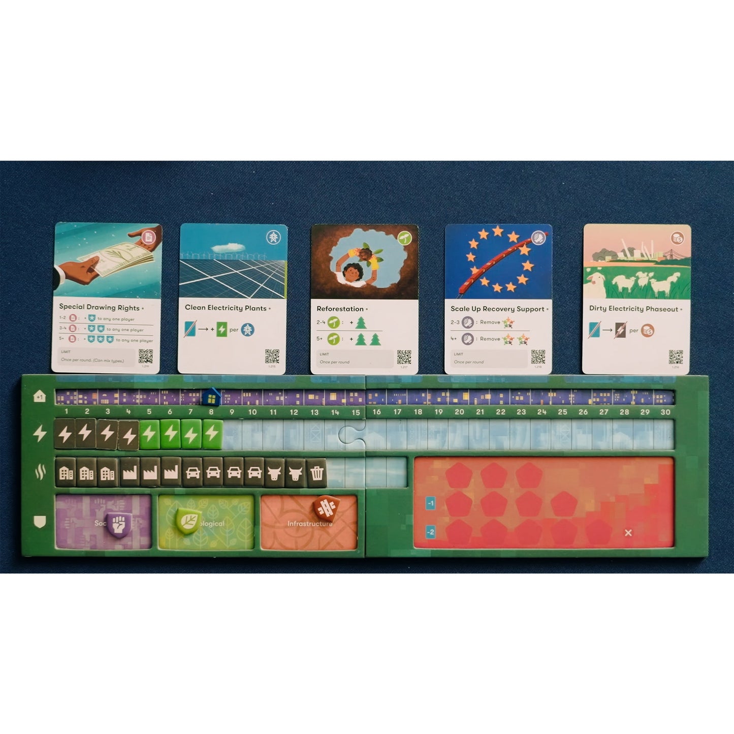 Daybreak Board Game - Trò chơi chiến thuật hợp tác chống biến đổi khí hậu - CMYK