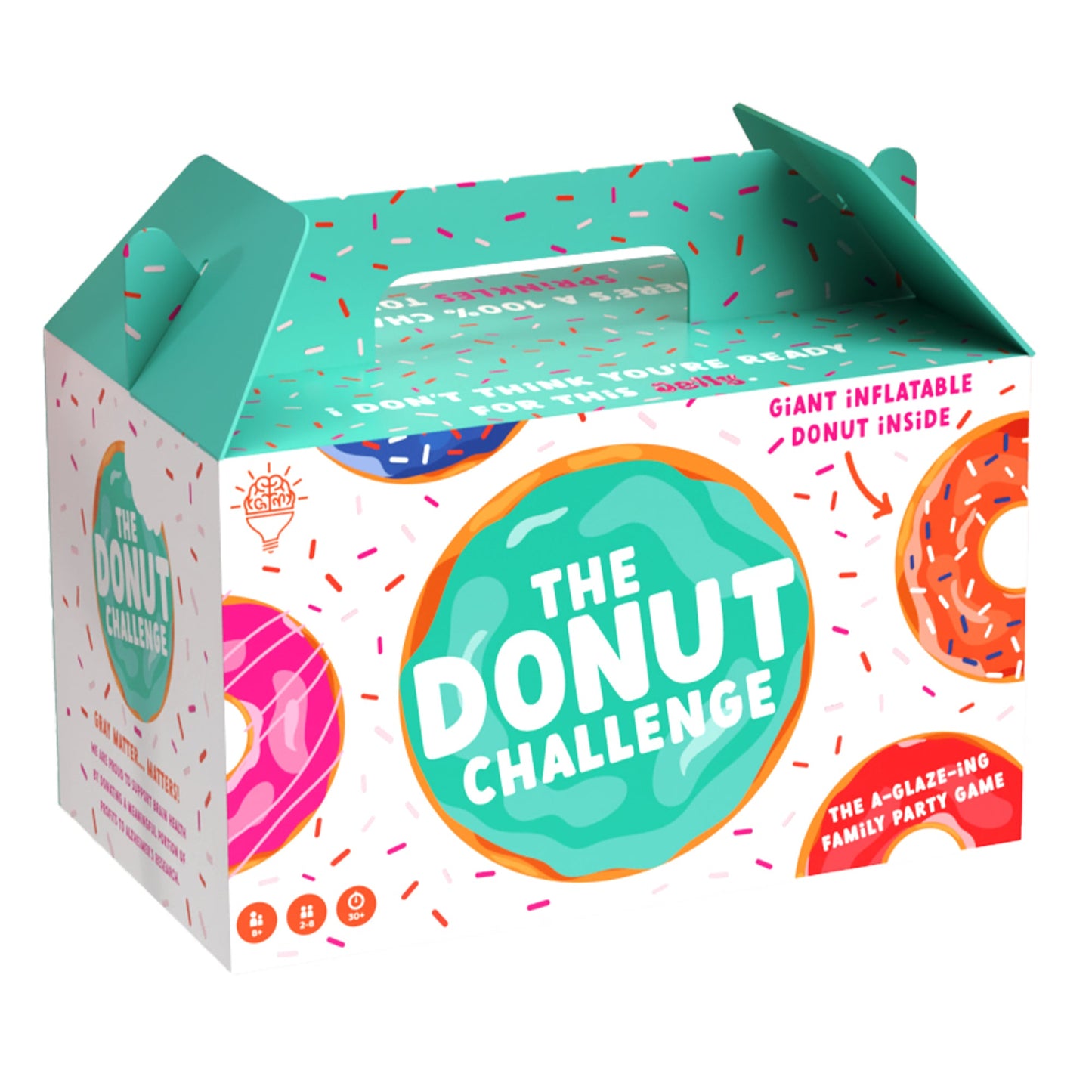 The Donut Challenge Party Game - Board Game Tiệc Tùng Vận Động - Gray Matters Games