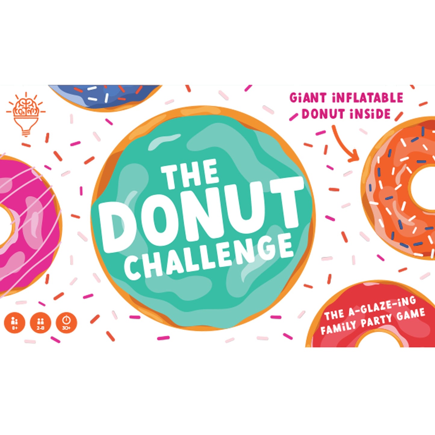 The Donut Challenge Party Game - Board Game Tiệc Tùng Vận Động - Gray Matters Games