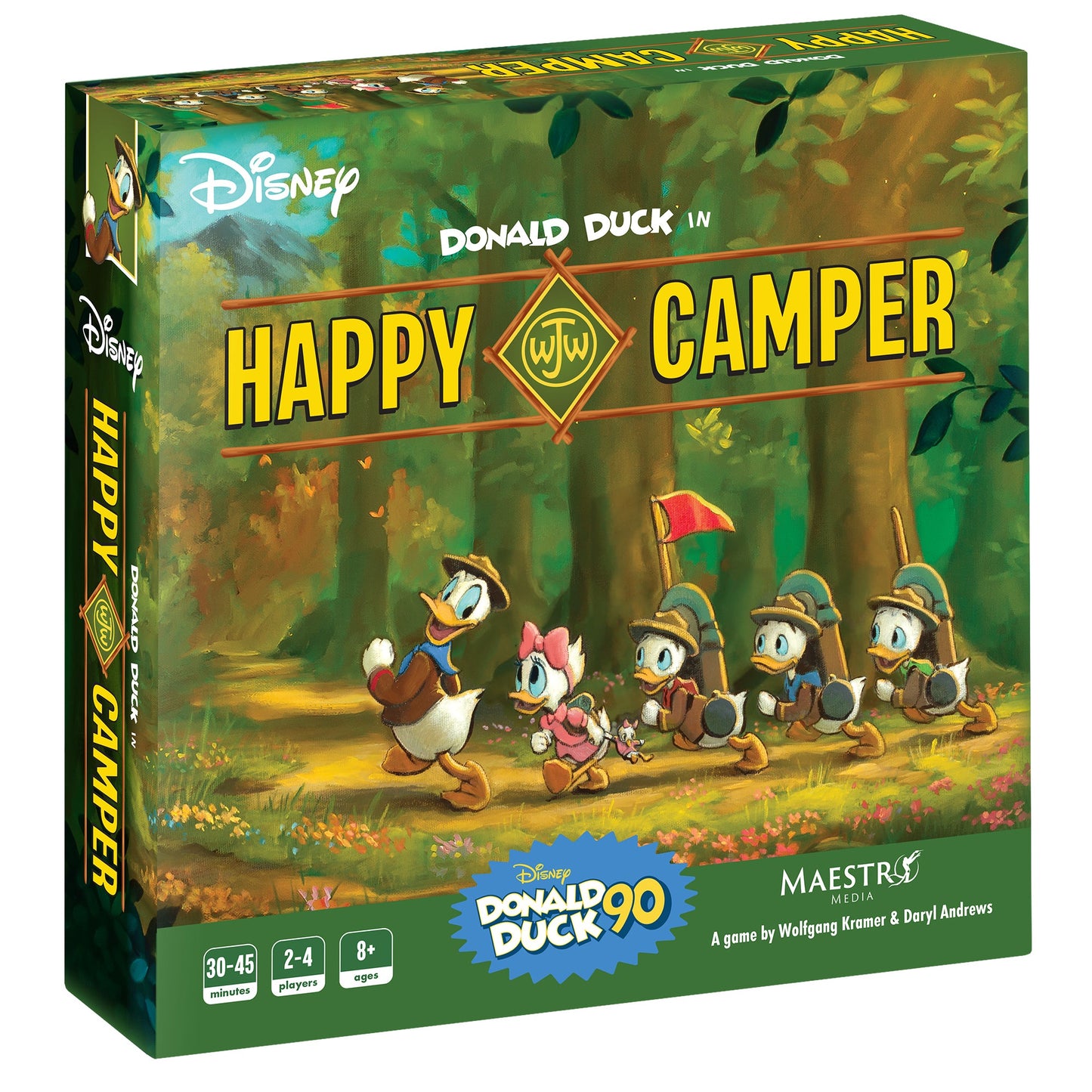 Donald Duck in Happy Camper Board Game - Trò chơi Board Game phiêu lưu cắm trại - Disney
