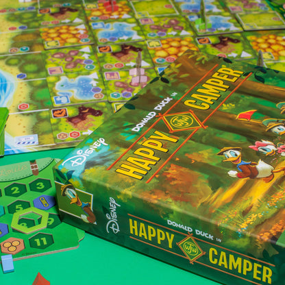 Donald Duck in Happy Camper Board Game - Trò chơi Board Game phiêu lưu cắm trại - Disney