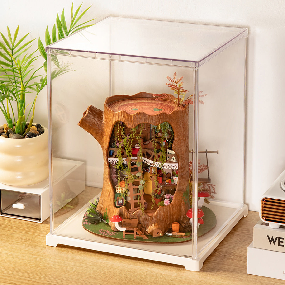 Rolife Acrylic Protection Cover – Portrait Size L - Hộp mica trưng bày mô hình - Rolife DF06L