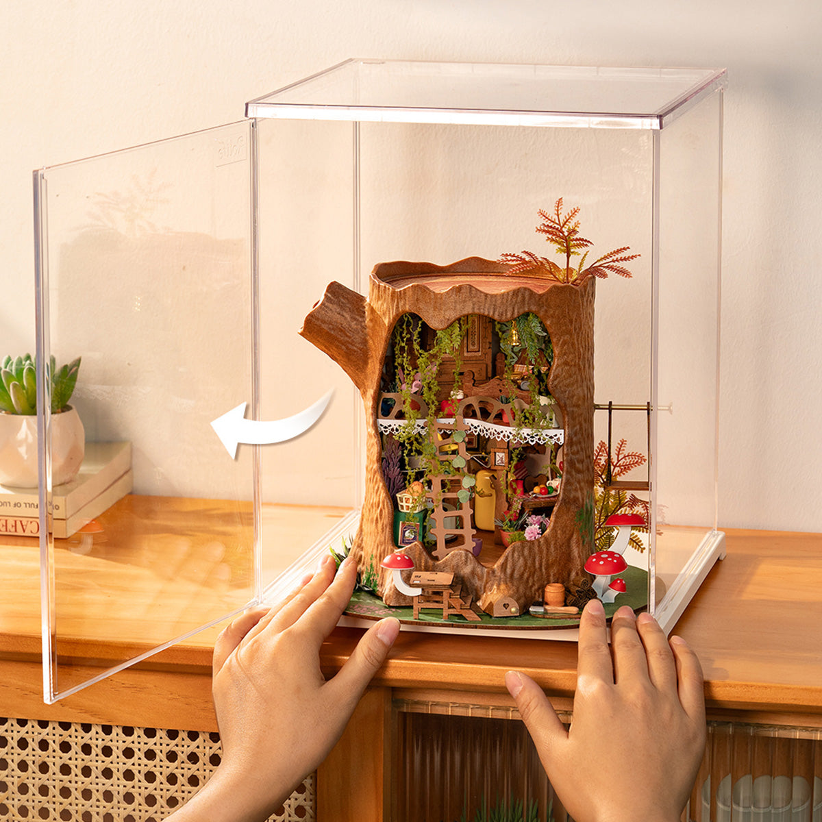 Rolife Acrylic Protection Cover – Portrait Size L - Hộp mica trưng bày mô hình - Rolife DF06L