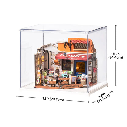 Rolife Corner Bookstore Miniature House (DG164) - Mô hình nhà gỗ DIY Tiệm sách - Rolife