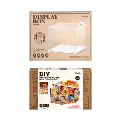 Rolife Corner Bookstore Miniature House (DG164) - Mô hình nhà gỗ DIY Tiệm sách - Rolife