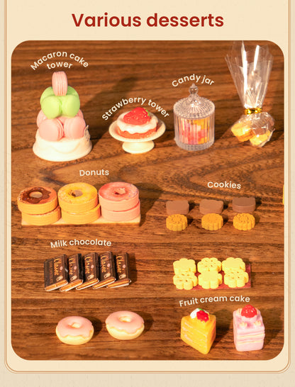 Rolife DIY Miniature House - Honey Dessert Talk DG168 - Mô hình tiệm bánh ngọt Pháp thu nhỏ - Rolife