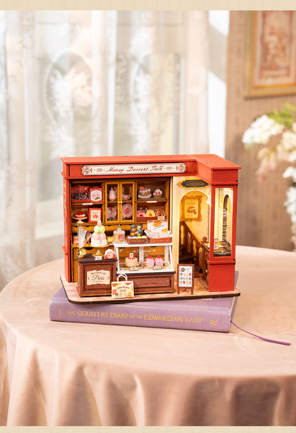 Rolife DIY Miniature House - Honey Dessert Talk DG168 - Mô hình tiệm bánh ngọt Pháp thu nhỏ - Rolife