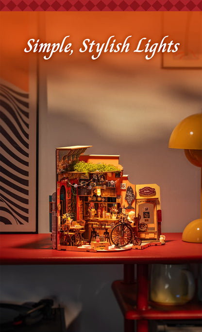 Rolife Cheers Bar & Dining DIY Miniature House DG173 - Mô hình nhà gỗ tí hon tự lắp ráp - Rolife