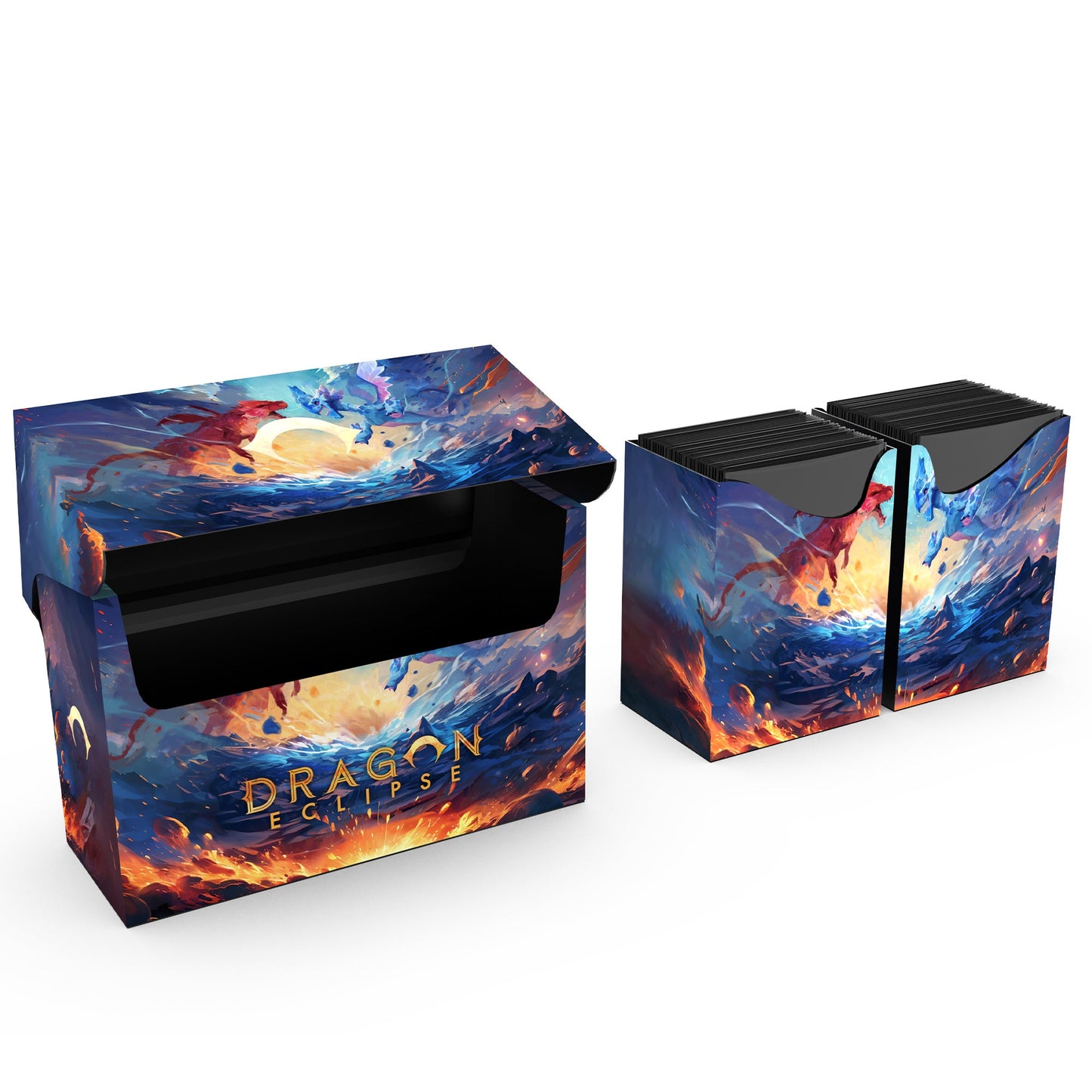 Dragon Eclipse - Combat Deck Box - Hộp Đựng Bài và Bọc Bài Cao Cấp - Awaken Realms - Hình ảnh sản phẩm