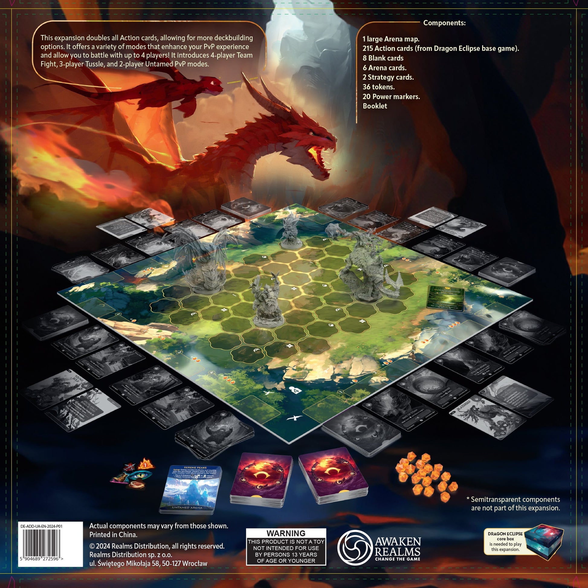 Dragon Eclipse - Untamed Arena Board Game Expansion - Bản mở rộng Board Game - Awaken Realms - Hình ảnh chi tiết 2