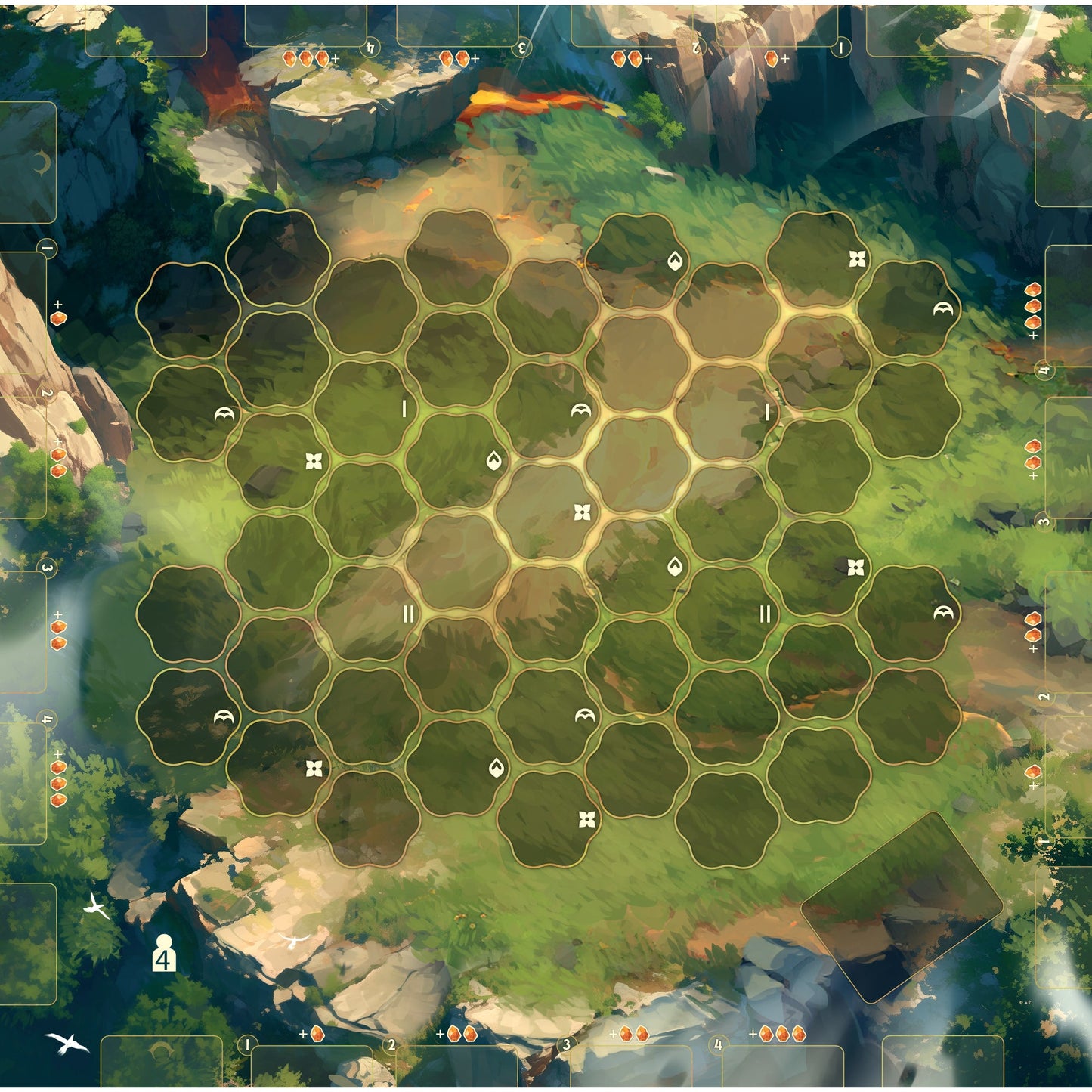 Dragon Eclipse-Arena Playmats (5 Playmats set) - Bộ 5 thảm chơi cao cấp - Awaken Realms - Góc nhìn khác 3