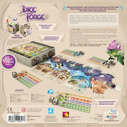 Dice Forge Board Game - Trò chơi xúc xắc sáng tạo - Libellud - Hình ảnh chi tiết 2