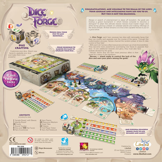 Dice Forge Board Game - Trò chơi xúc xắc sáng tạo - Libellud - Hình ảnh chi tiết 2