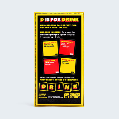 D is for Drink: Fast-Paced Adult Party Game - Board Game Tiệc Tùng Người Lớn - Relatable - Hình ảnh bổ sung 6