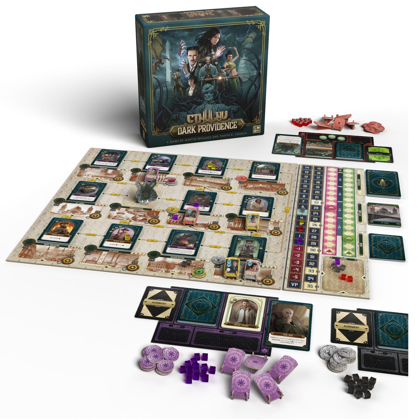 Cthulhu: Dark Providence - Board game chiến thuật ẩn vai - CMON