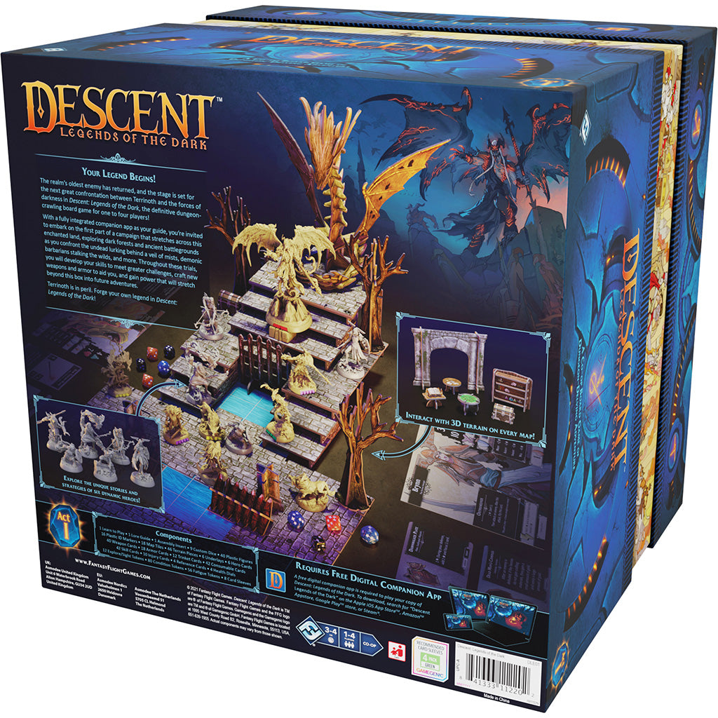 Descent: Legends of the Dark - Trò chơi Board Game Chiến thuật Nhập vai - Fantasy Flight Games - Hình ảnh chi tiết 2