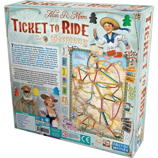 Ticket to Ride: Germany Board Game Chiến Thuật Xây Dựng Đường Sắt - Days of Wonder - Hình ảnh chi tiết 2