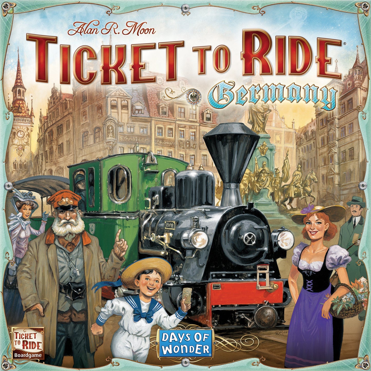 Ticket to Ride: Germany Board Game Chiến Thuật Xây Dựng Đường Sắt - Days of Wonder - Góc nhìn khác 3